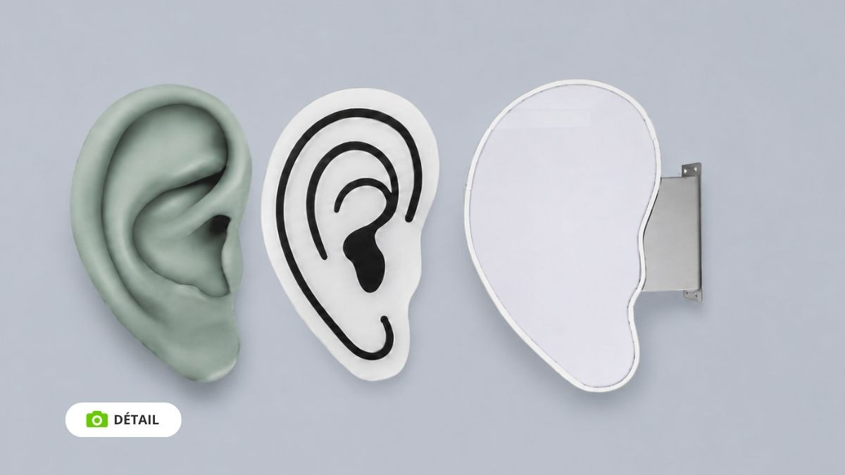 Enseignes monofacciale oreille