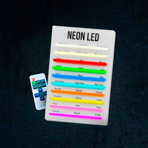 Échantillon de LED Neon Rotulowcost