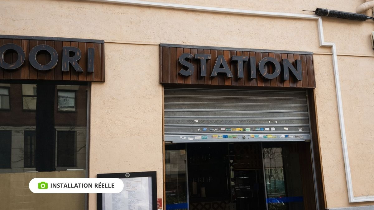 Lettres relief en aluminium sans éclairage