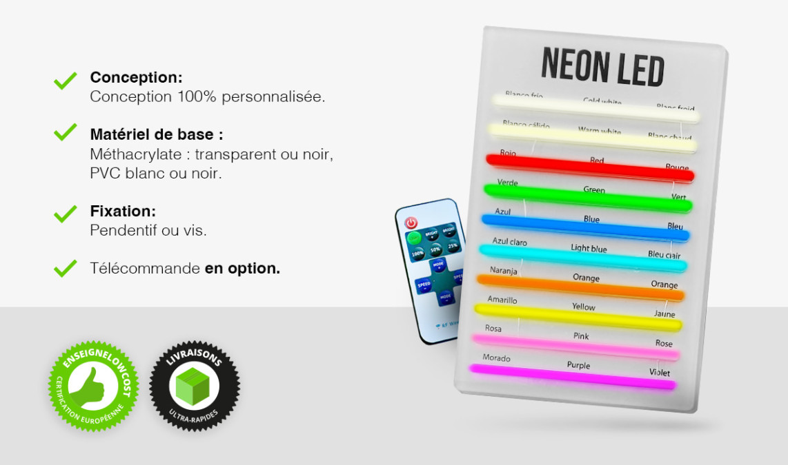 LED Neon flex | Personnalisé