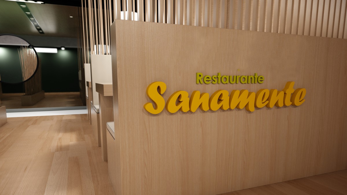 Lettres en polystyrène extrudé, laquées en couleurs