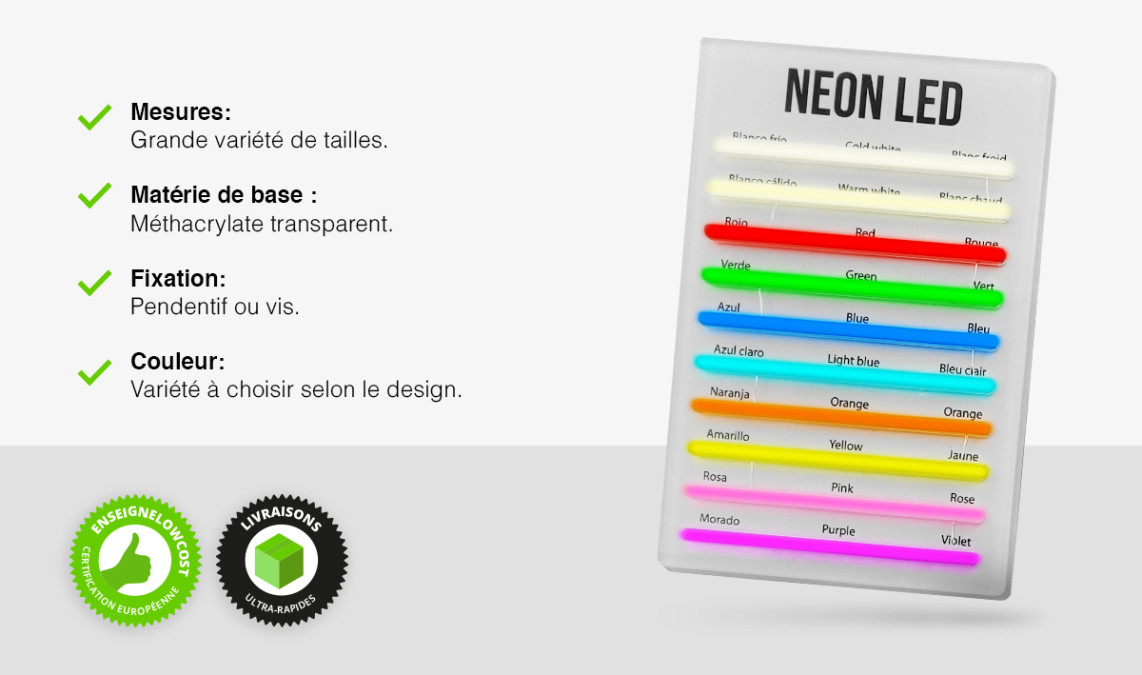 Couleurs néon
