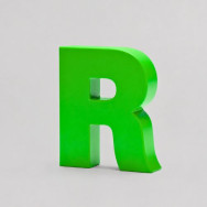 Lettres relief en aluminium sans éclairage