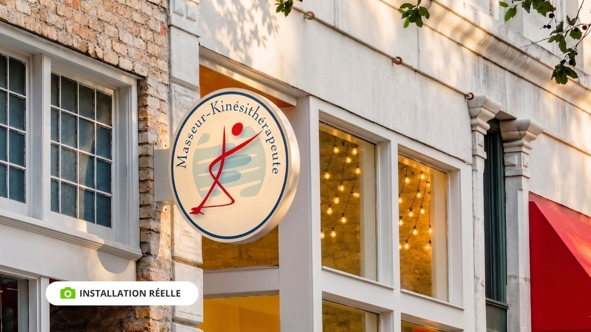 Signalétique kiné masseur