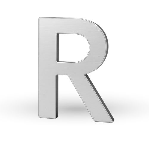 Lettres découpées
