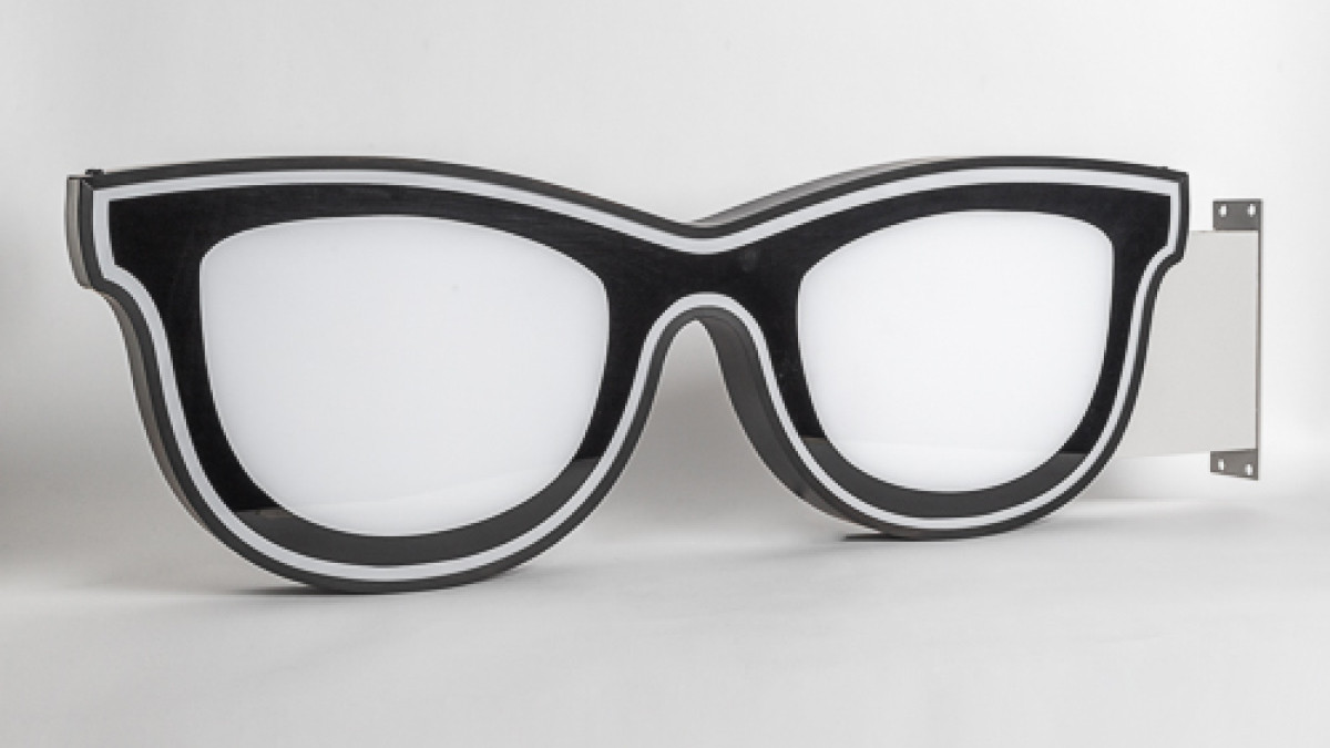 Support de lunette pour voiture imprimé en 3D Couleur Blanc